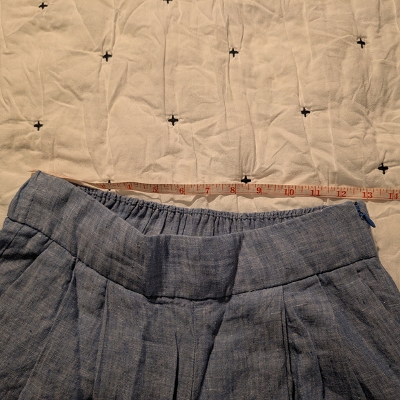 GAP Women's Sky Blue Cropped Pants - Picture 3 of 9